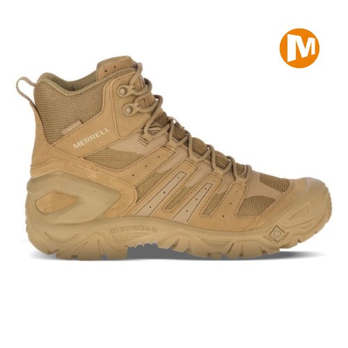 Merrell Strongfield Tactical 6" Waterproof Winterstiefel Damen HellBraun [DE-CTBFY]